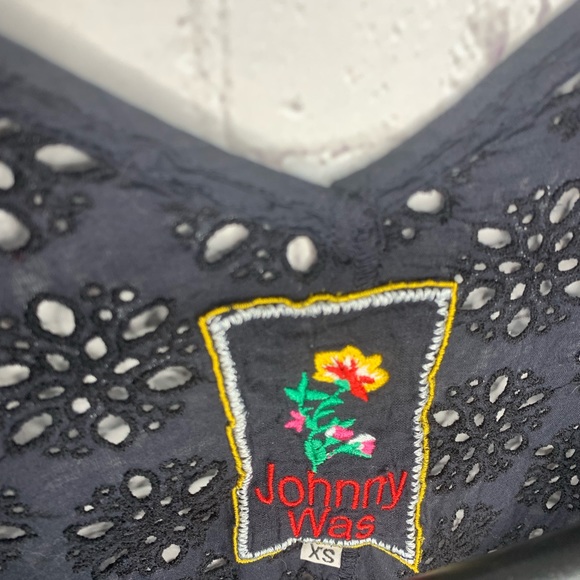 Johnny Was Eyelet Embroidered Dress - Picture 3 of 3